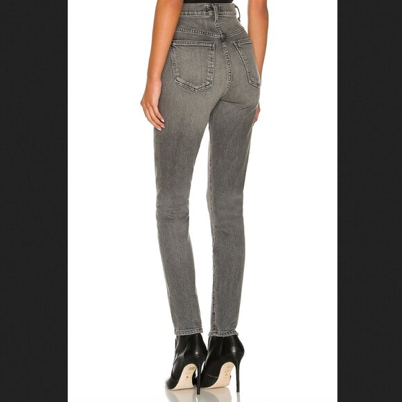 $167 Agolde Pinch Waist Skinny Jeans in Interlude Size 24 - Picture 3 of 4